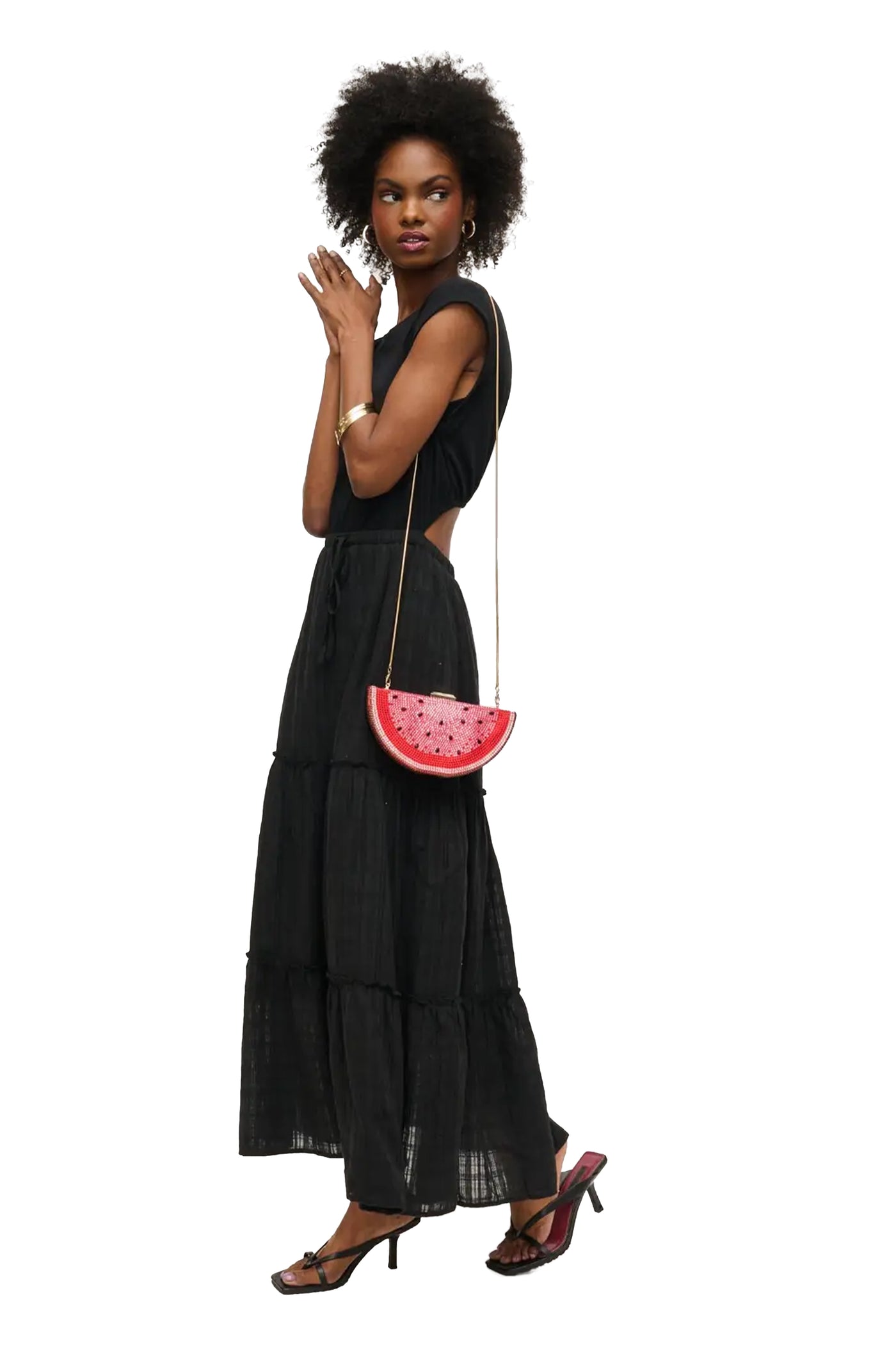 Watermelon Crystal Clutch Evening Bag