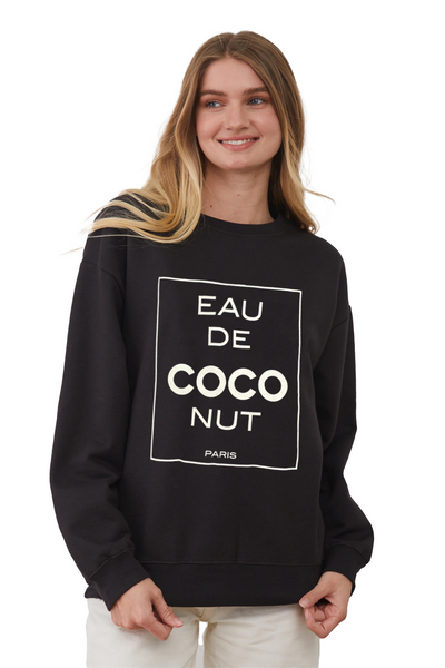 South Parade Alexa Oversized Sweatshirt: EAU DE COCO NUT