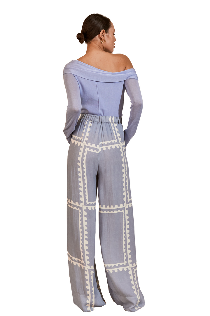 【BAON】Muntove Color Cotton Wide Pants Tanming Wide Leg Linen Pants for Women Summer Flowy High