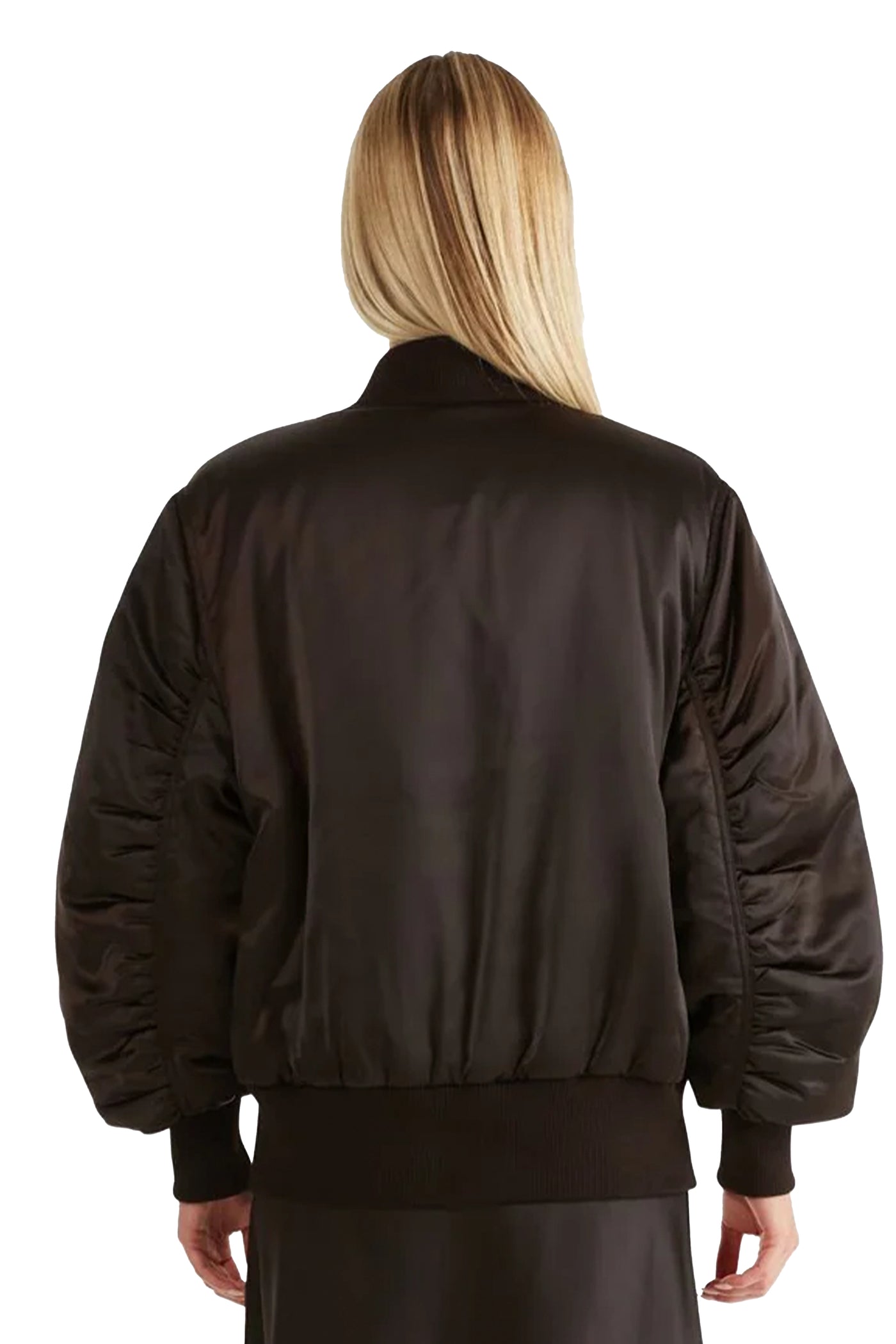 ENA PELLY ISY SATIN BOMBER JACKET