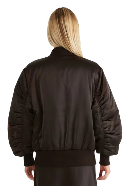 ENA PELLY ISY SATIN BOMBER JACKET