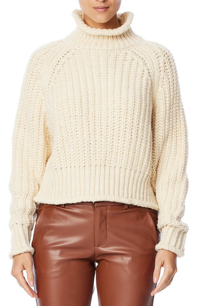 LBLC the Label: Jules Chunky Knit Sweater in Creme