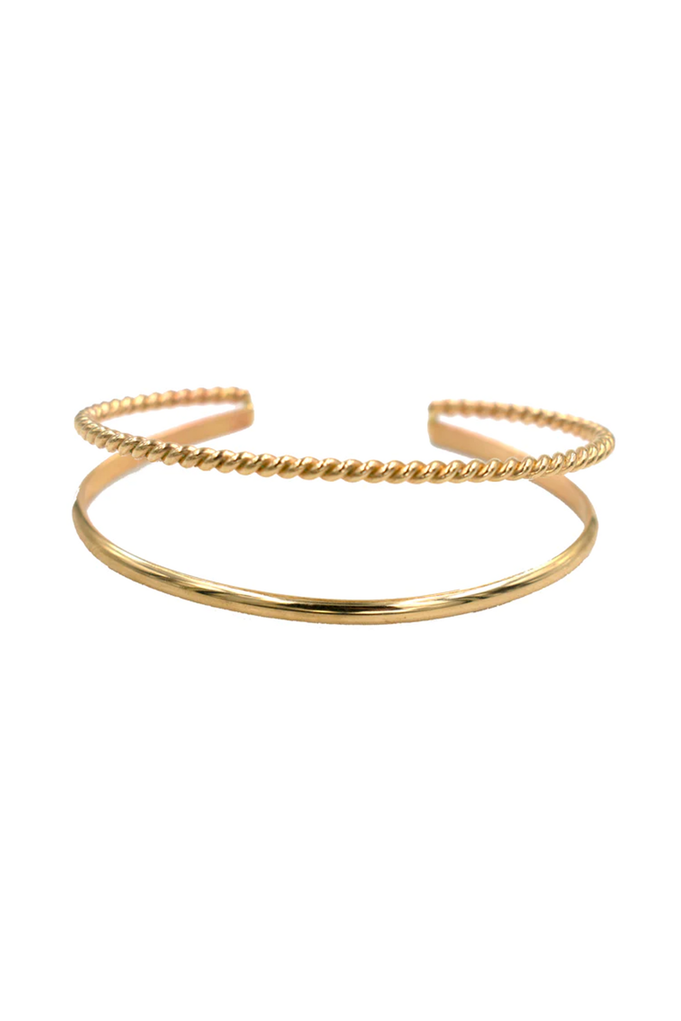 Paradigm Designs: Gold Filled Rope Sync Cuff