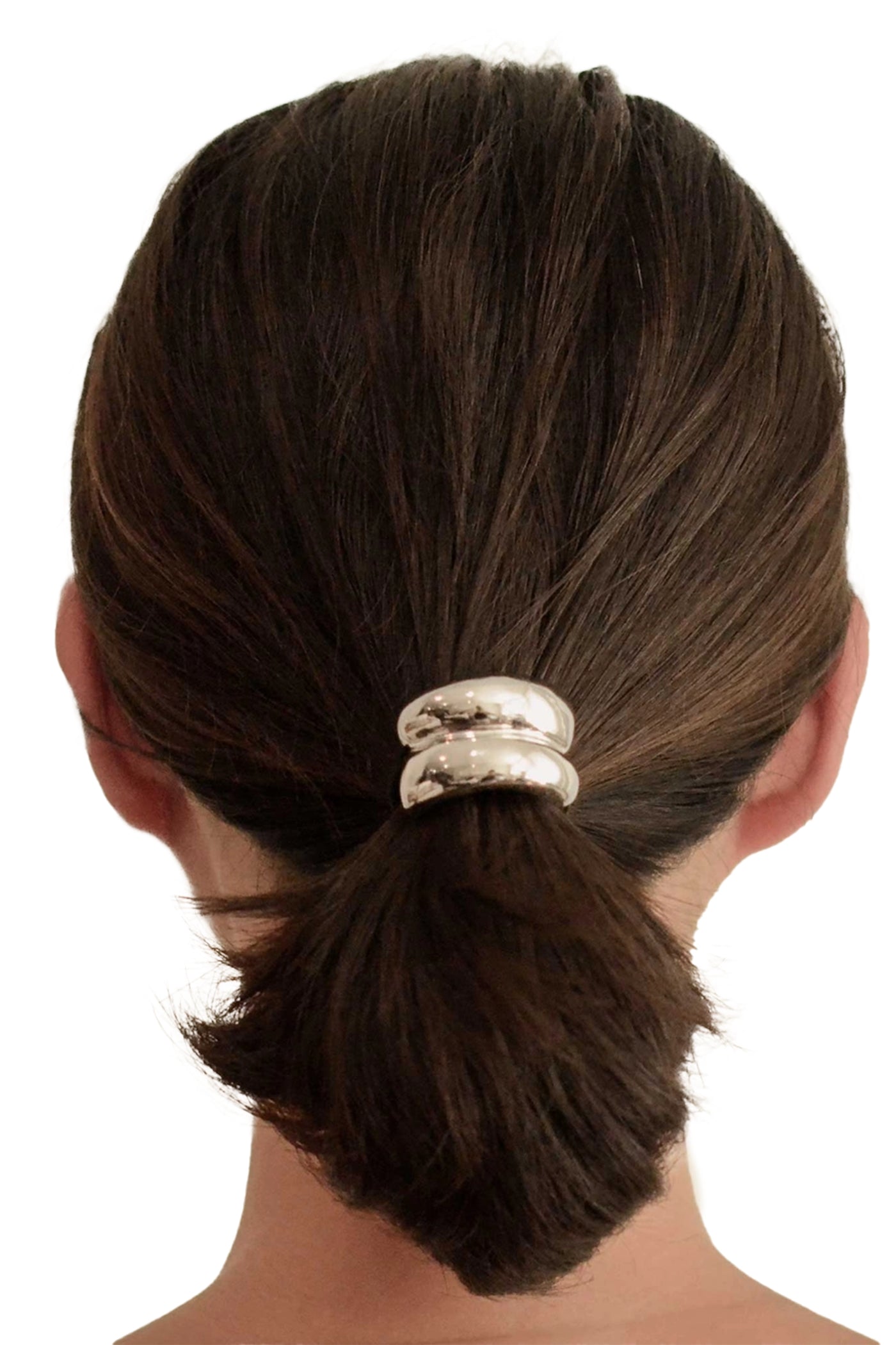 nar'sha Mini Double Arch Metal Ponytail Hair Jewelery Tie