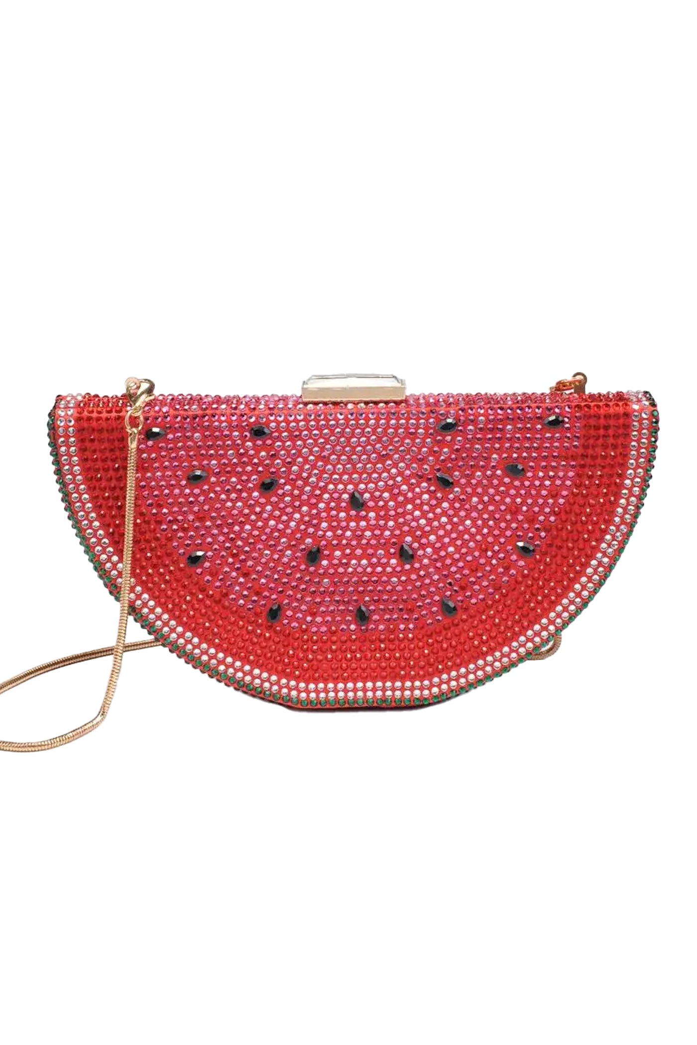 Watermelon Crystal Clutch Evening Bag