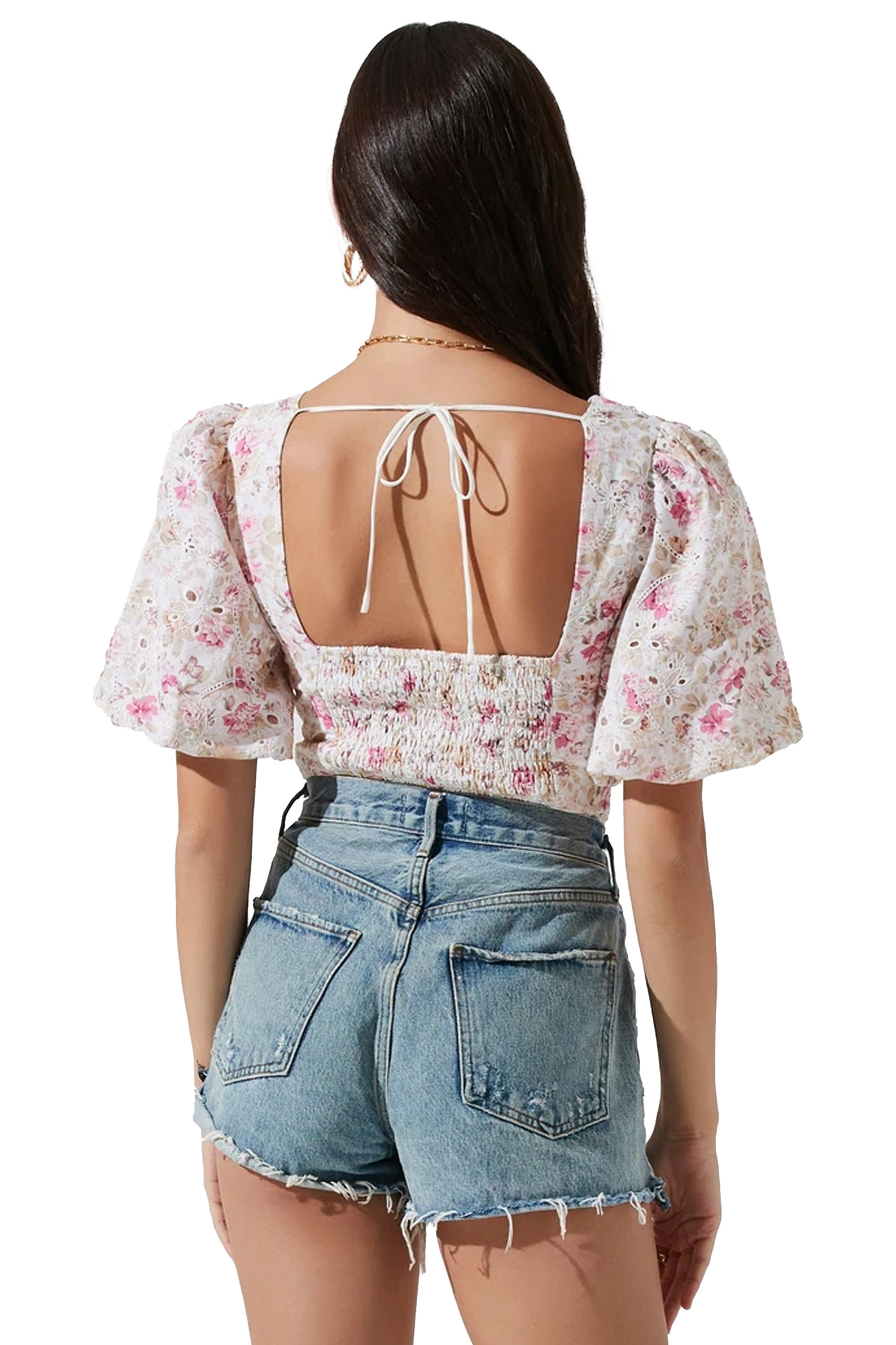 astr the label: beaumont floral puff sleeve top