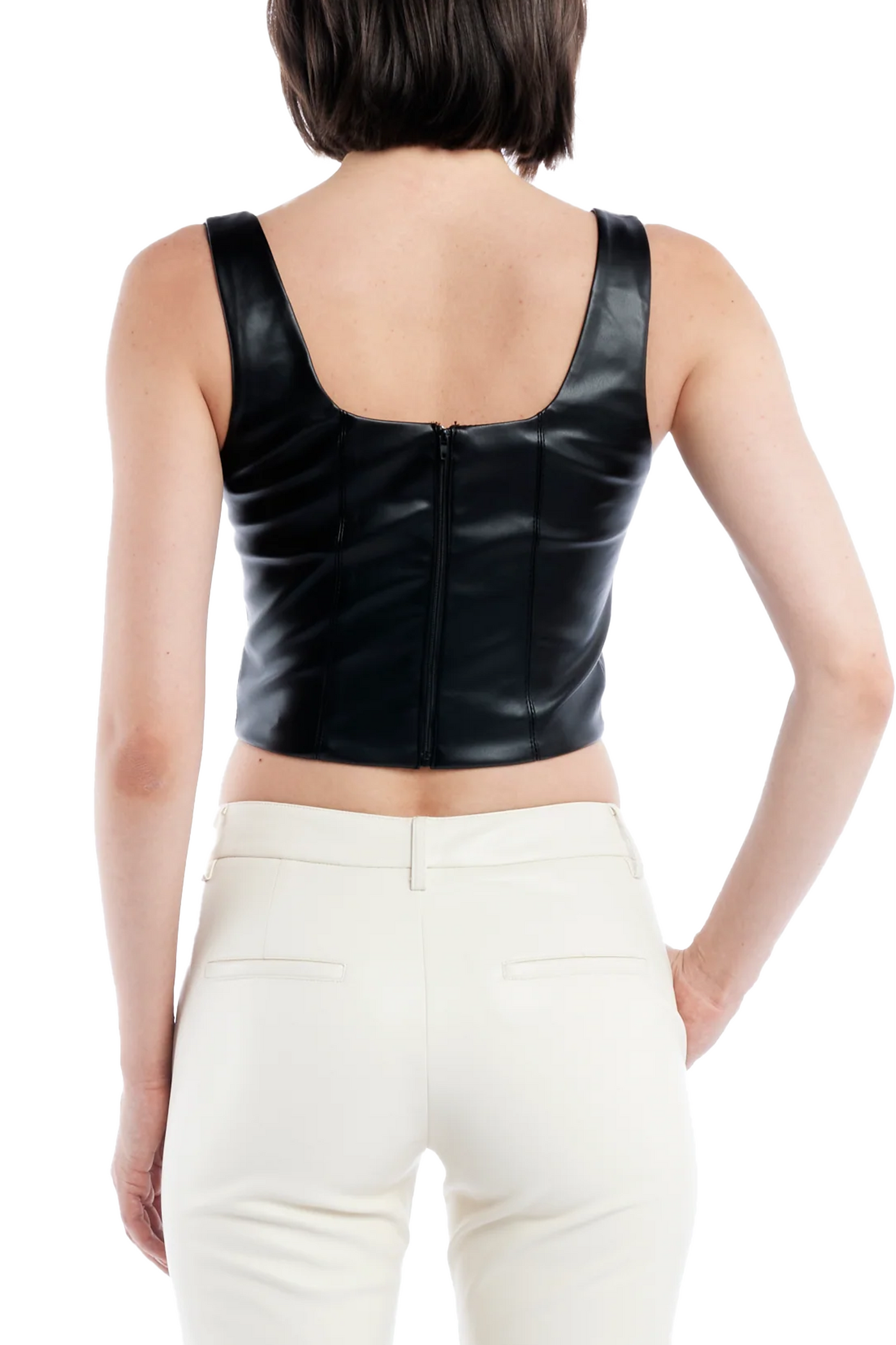 LBLC the Label: Benny Bustier Top in Black