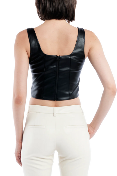 LBLC the Label Benny Bustier Top in Black