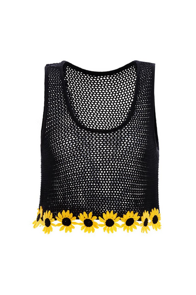 agua bendita brit crop top