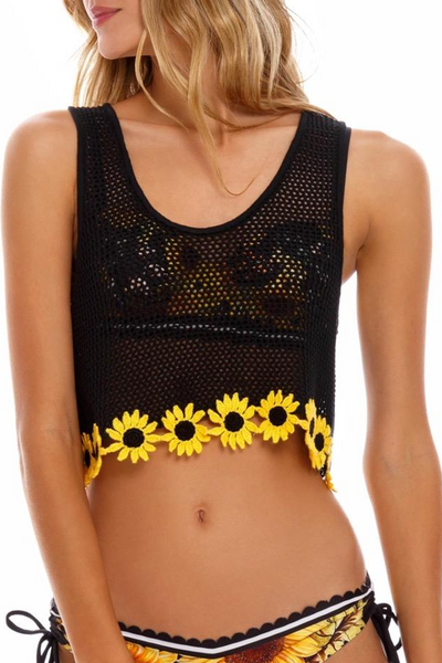 agua bendita brit crop top