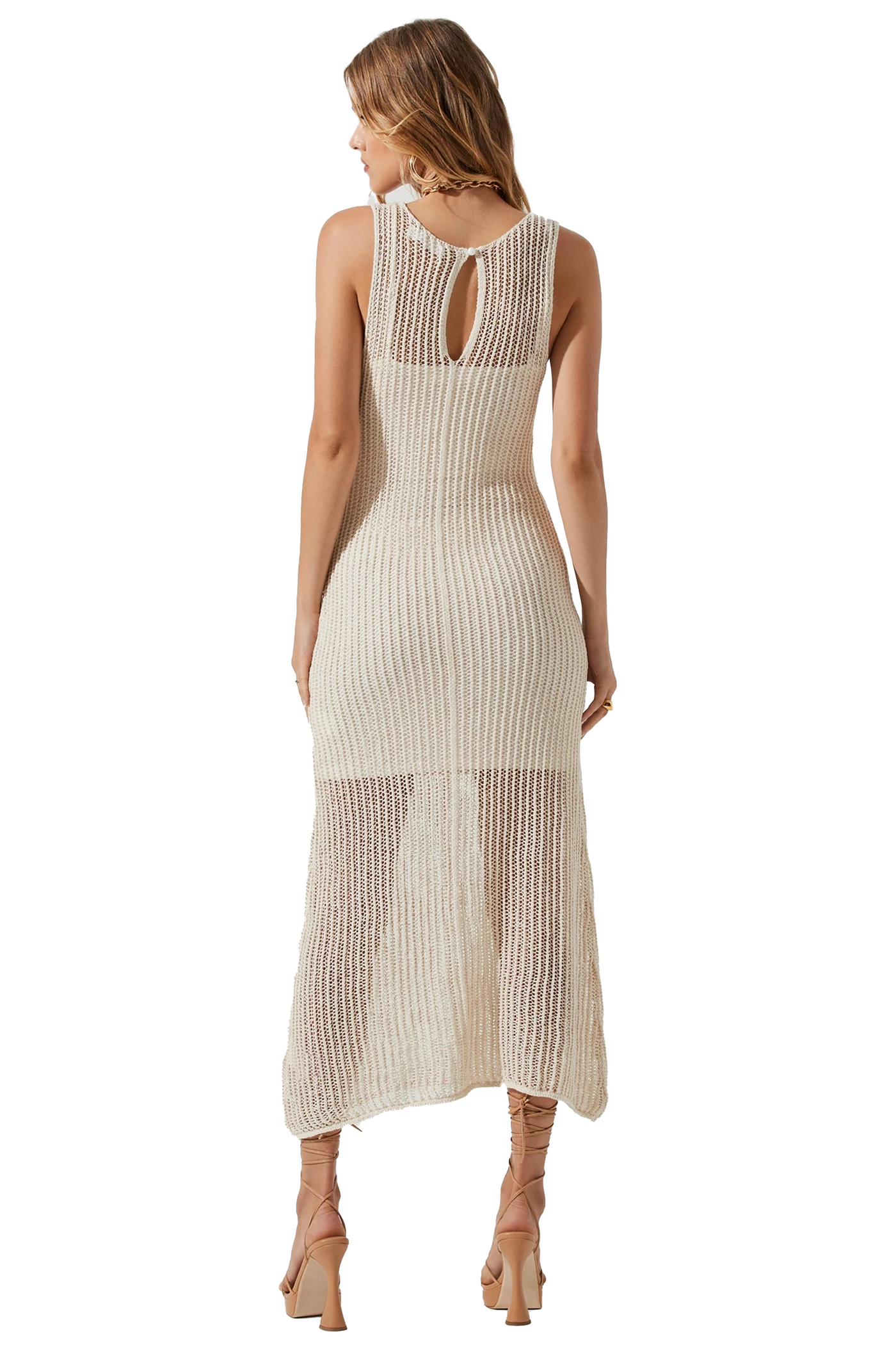 astr crochet dress Priscila Crochet Floral Mini Dress