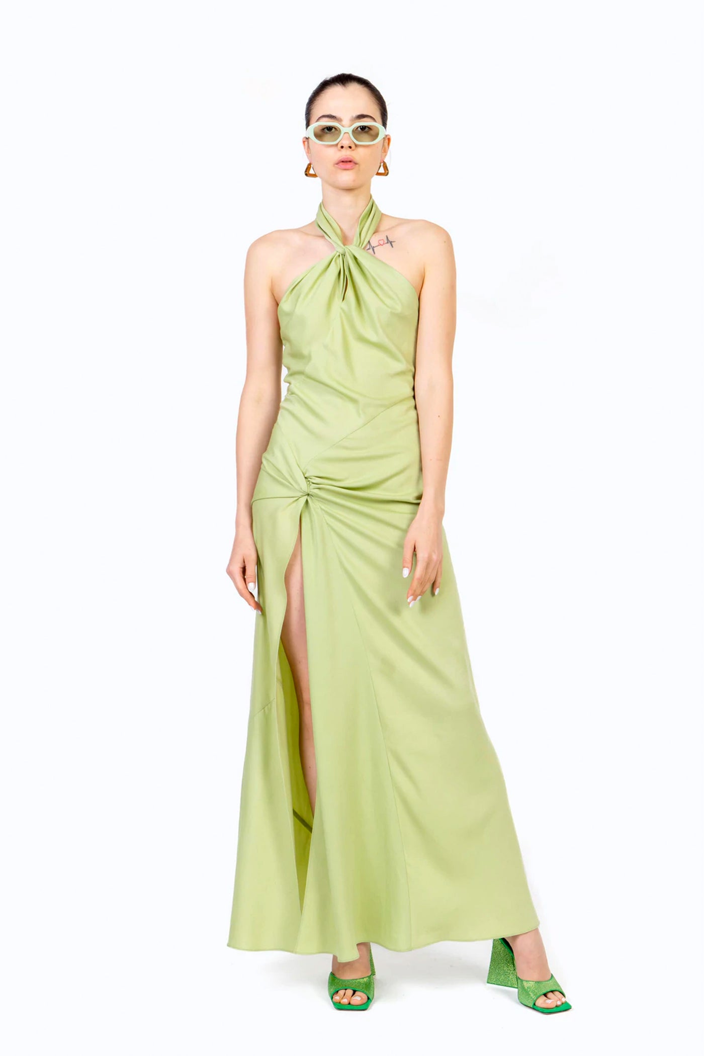RONNY KOBO SELINA DRESS IN SAGE RONNY KOBO SELINA DRESS IN SAGE