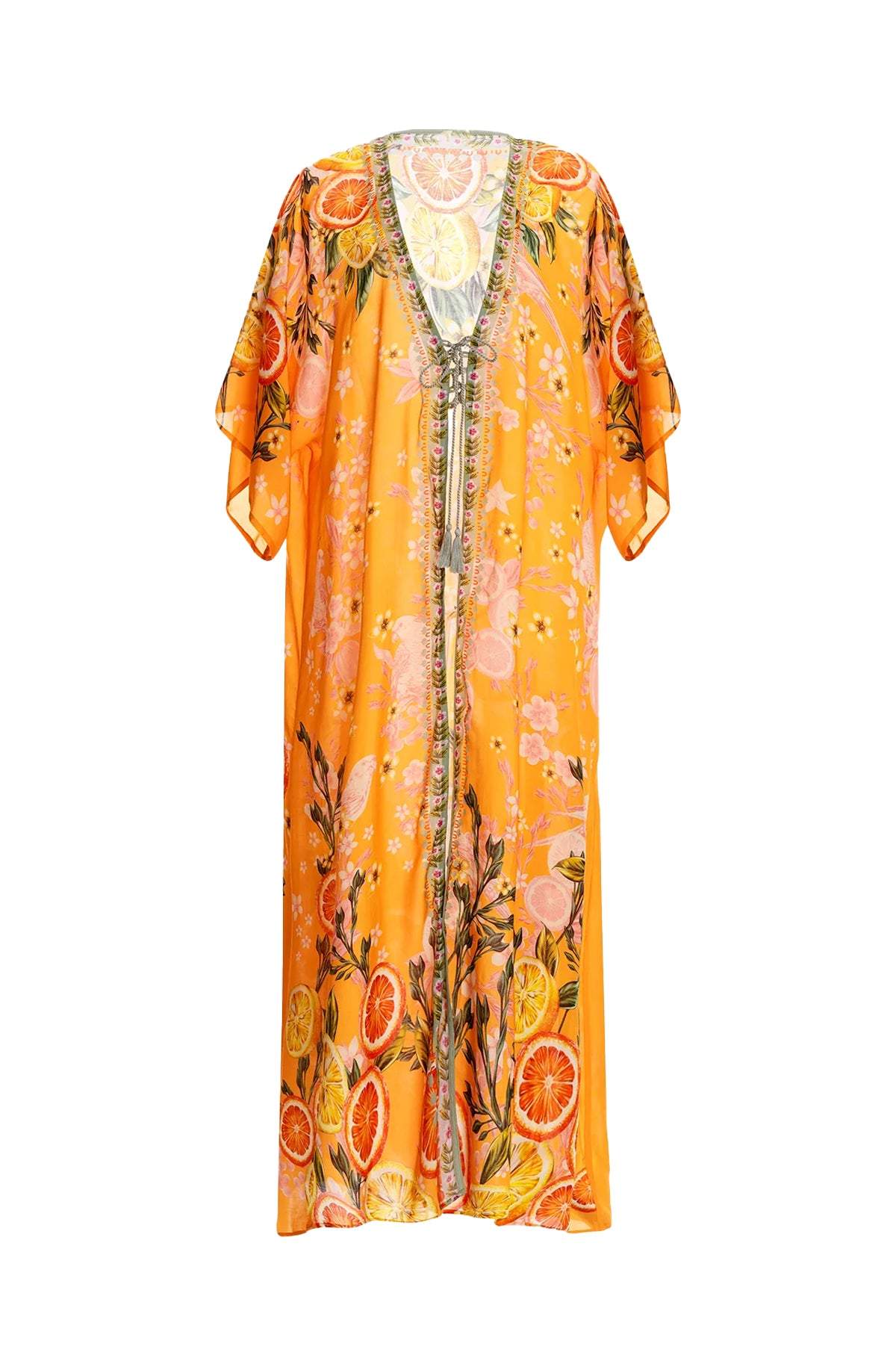 AGUA BENDITA SELMA TUNIC COVER UP WITH TIE DETAIL